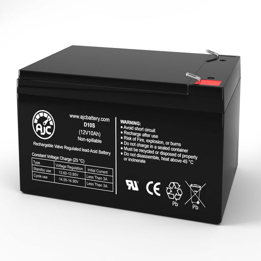 Batería de repuesto de alarma Altronix AL1012ULXPD16 12V 10Ah