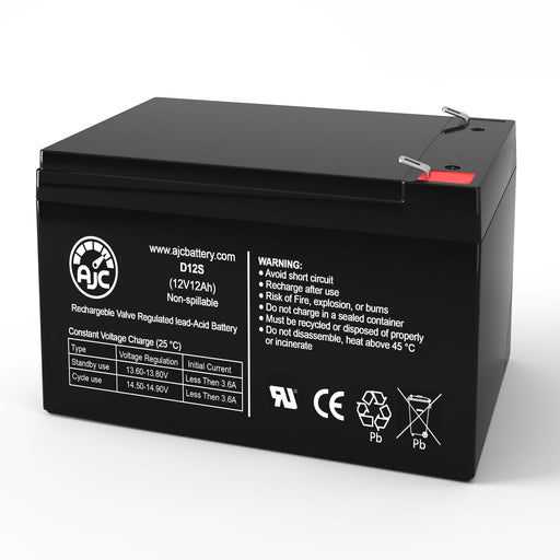 Batería de repuesto de sellada ácido-plomo Para Systems SLA1104 12V 12Ah