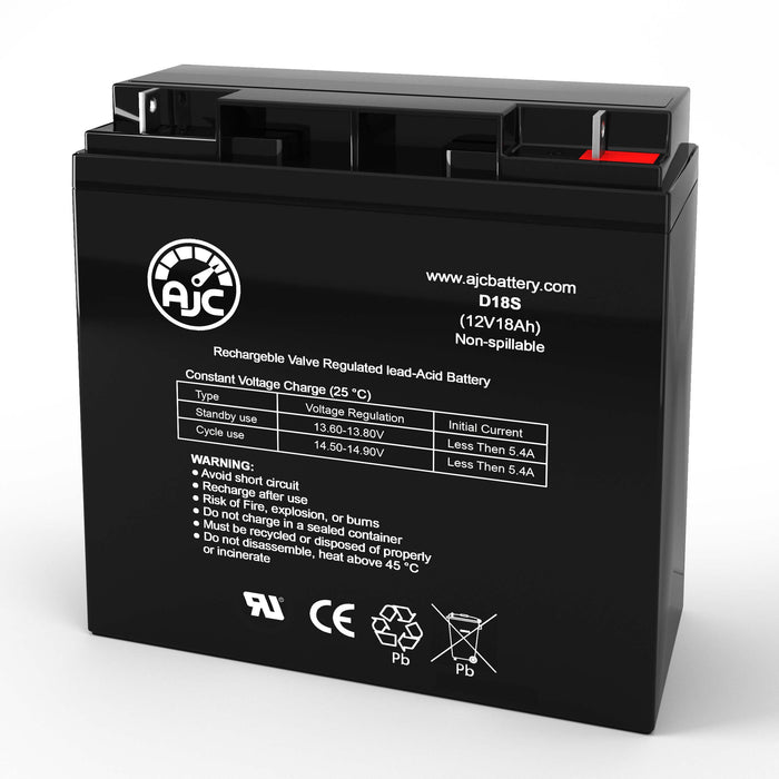 Batería de repuesto para industrial Nilfisk-Advance Micromatic 134B 12V 18Ah